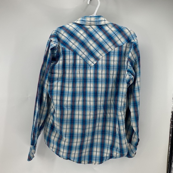 Roper snap pearl button button down western rodeo farm - Picture 8 of 8